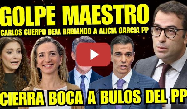 Embedded thumbnail for APLAUSOS A CARLOS CUERPO QUE HUMILLA A ALICIA GARCÍA PP POR EL NARCOTRÁFICO DE FEIJÓO