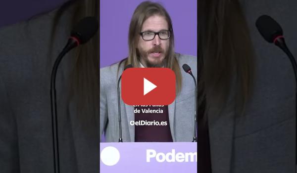 Embedded thumbnail for Pablo Fernández, tras los resultados: "He dormido menos que Morrissey en las fallas"