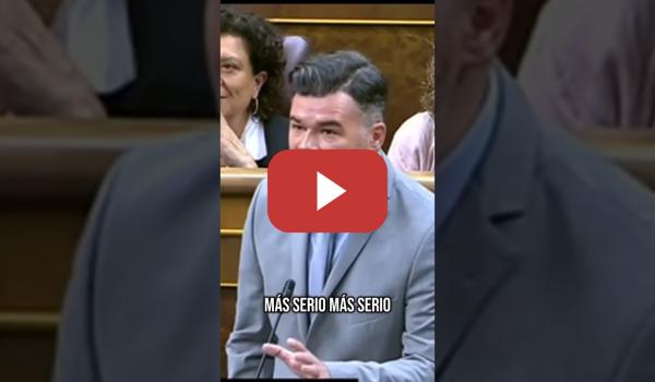 Embedded thumbnail for Gabriel Rufián habla de los WhatsApps que le gustaría leer de políticos del PP 🤣
