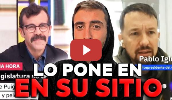 Embedded thumbnail for Pablo Iglesias deja en ridículo a un periodista de &quot;El Español&quot; en directo en TVE | EN LA DIANA