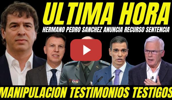 Embedded thumbnail for ABOGADO HERMANO PEDRO SÁNCHEZ ANUNCIA RECURSO POR MANIPULACIÓN TESTIGOS Y NO HABER NINGÚN DELITO