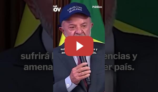 Embedded thumbnail for El tajante discurso de Lula da Silva contra Donald Trump: &quot;Amenaza a todo el mundo, es su costumbre&quot;
