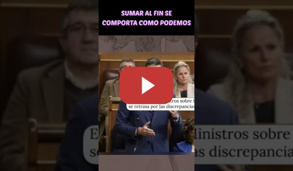 Embedded thumbnail for Sumar empieza a negociar como Unidas Podemos mientras esperamos las medidas conservadoras del PsoE