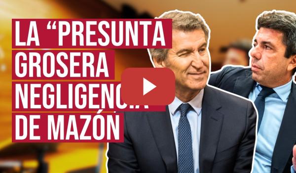 Embedded thumbnail for MAZÓN, a un paso de ser imputado: cuáles son los motivos y por qué salpica a FEIJÓO