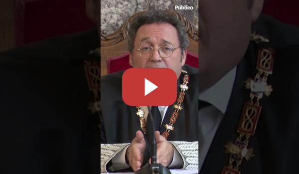 Embedded thumbnail for La aplaudida reflexión de GARCÍA ORTIZ: &quot;Debemos ser los solucionadores de problemas, no creadores&quot;