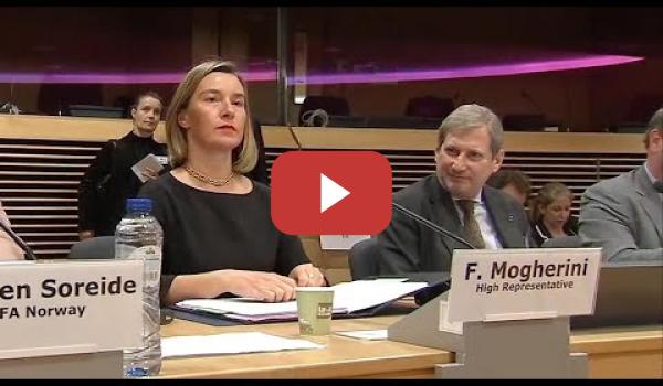 Embedded thumbnail for La exjefa de la diplomacia de la UE Federica Mogherini, imputada por corrupción
