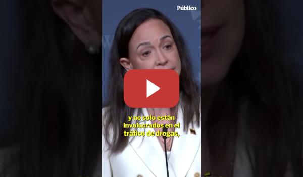 Embedded thumbnail for María Corina Machado asegura que &quot;VENEZUELA está invadida por agentes rusos e iraníes y HAMÁS&quot;