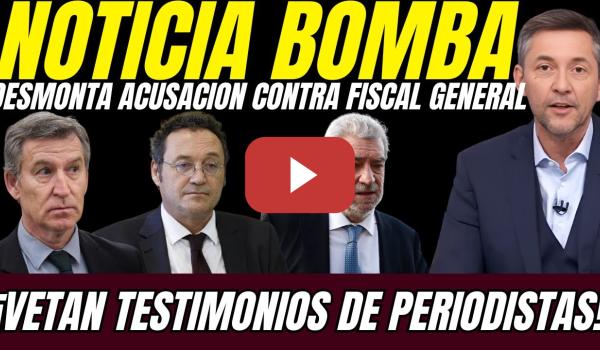 Embedded thumbnail for 💥 Javier Ruiz DESMONTA la TRAMA JUDICIAL contra el FISCAL GENERAL: ¡CAUSA MANIPULADA!