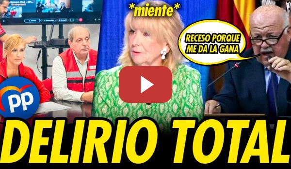 Embedded thumbnail for DELIRIO TOTAL DEL PP: NUEVAS GRABACIONES CECOPI, RIDÍCULO DE ESPERANZA AGUIRRE Y CINISMO