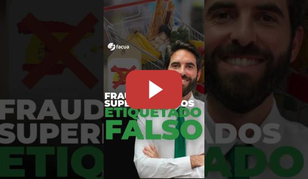 Embedded thumbnail for FRAUDE EN SUPERMERCADOS: ETIQUETADO FALSO