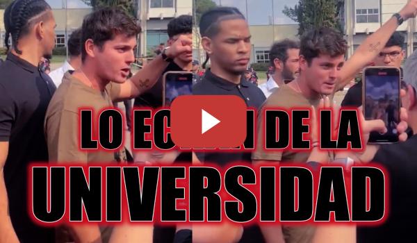 Embedded thumbnail for Vito Quiles es expulsado por los estudiantes de la Universidad Autónoma de Barcelona