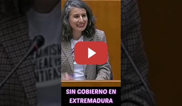 Embedded thumbnail for ¿NUEVAS ELECCIONES EN EXTREMADURA? IRENE DE MIGUEL LE DA UN REPASO A MARÍA GUARDIOLA