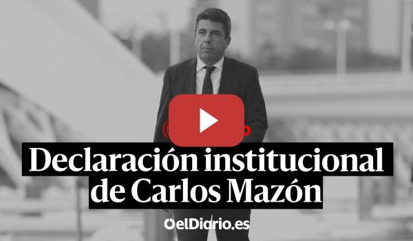 Embedded thumbnail for 🔴 DIRECTO | Declaración institucional de Carlos Mazón