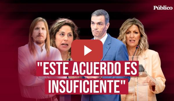 Embedded thumbnail for Podemos: &quot;Es un paso insuficiente que busca titulares&quot;
