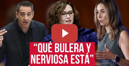 Embedded thumbnail for EMILIO DELGADO retrata en la cara de AYUSO la política de JAVIER MILEI: "Cómo carajo los Zurdos..."