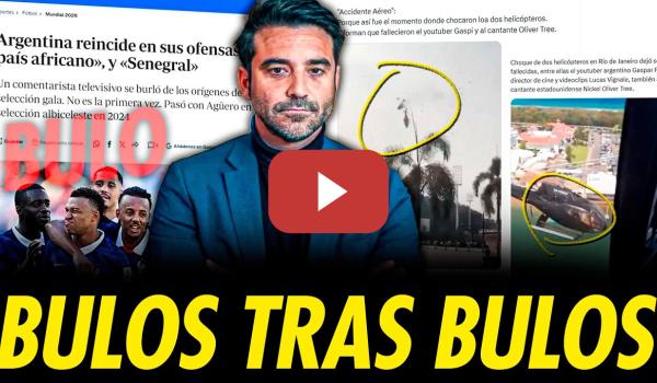 Embedded thumbnail for BULOS SOBRE EL MUNDIAL DE NEGRE Y OTRAS FAKE NEWS SOBRE LA MUERTE DE GASPI Y LOS POGROMOS EN BELFAST