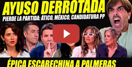 Embedded thumbnail for BOMBAZO EL PAÍS:AYUSO DERROTADA. DESTAPAN PELÍCULA NARCOS MÉXICO.PELIGRA CANDIDATURA.BARREN PALMERAS