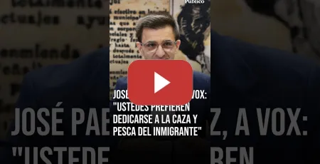 Embedded thumbnail for JOSÉ PABLO LÓPEZ, contundente con VOX: "Lo que ustedes llaman invasión es una crisis humanitaria"
