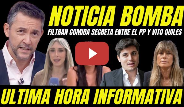 Embedded thumbnail for DESTAPAN COMIDA SENADORES DEL PP CON VITO QUILES PARA PREPARAR AGRESIÓN A BEGOÑA GÓMEZ