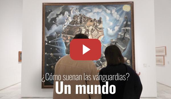 Embedded thumbnail for Javier y Violeta vistan "Un mundo" de Ángeles Santos en el Museo Reina Sofia