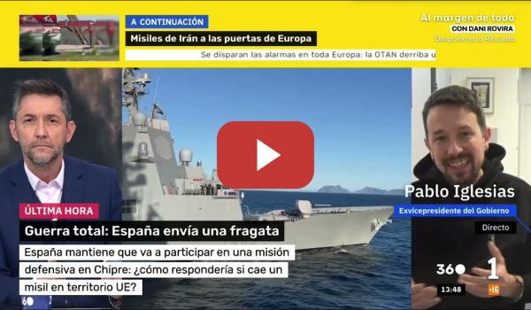 Embedded thumbnail for ¿No a la Guerra pero el gobierno manda fragatas a Chipre?