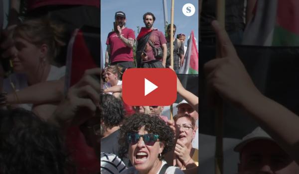 Embedded thumbnail for 🇵🇸Las protestas propalestina obligan a La Vuelta a modificar el recorrido de la etapa de Guadarrama