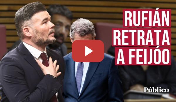 Embedded thumbnail for Así fue el duro discurso de RUFIÁN contra FEIJÓO por su apoyo a MAZÓN