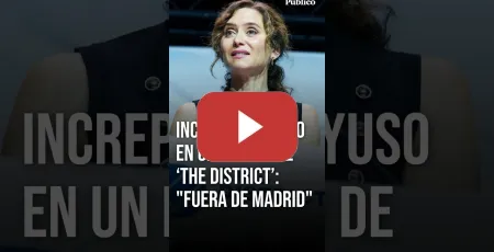 Embedded thumbnail for ACTIVISTAS protestan contra AYUSO en un EVENTO: "Madrid será la tumba del rentismo"