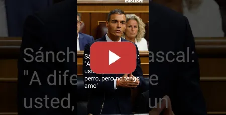 Embedded thumbnail for Sánchez, a Abascal: "A diferencia de usted, yo seré un perro, pero no tengo amo"