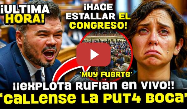 Embedded thumbnail for 💥 RUFIÁN Y ARMENGOL HUMILLAN A PP Y VOX: ¡¡REMATAN A AYUSO!! “HIPÓCRITAS, COBARDES Y MANIPULADORES”