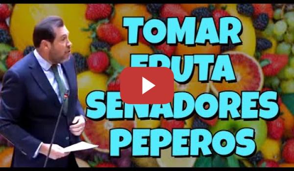 Embedded thumbnail for Nos gusta Oscar Puente repartiendo Fruta al PP en el Senado