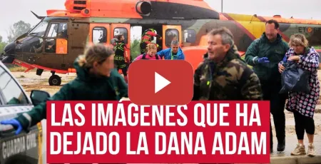 Embedded thumbnail for Rescates, inundaciones, confinamientos... así ha sido el paso de la DANA ADAM hasta ahora