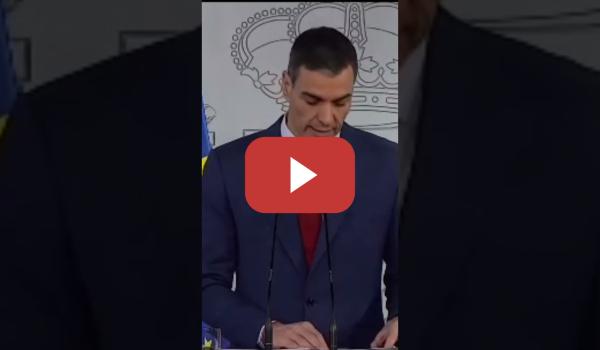 Embedded thumbnail for NO A LA GUERRA: Pedro Sánchez responde a las amenazas de Trump a España