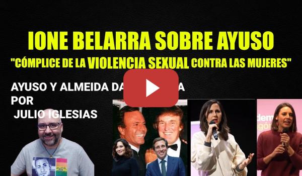 Embedded thumbnail for Julio Iglesias defendido por Ayuso a la que Ione Belarra acusa de cómplice de la violencia sexual.