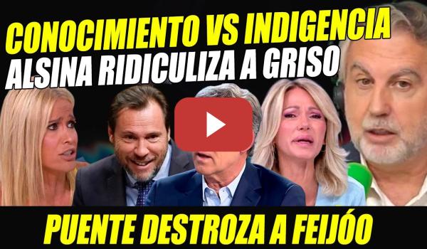 Embedded thumbnail for ALSINA DA LA LECCIÓN DE SU VIDA A SUSANNA GRISO Y PUENTE DESTROZA A FEIJÓO. AFRA BLANCO REMATA FAENA