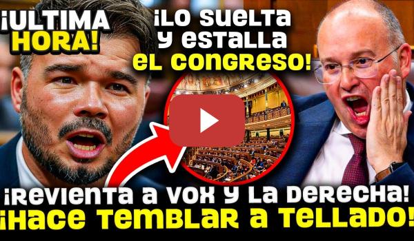 Embedded thumbnail for 💥RUFIÁN HUMILLA A TELLADO: “¡SE ACABÓ EL SICARIATO MEDIÁTICO DE VOX!” Y MANDA CALLAR AL PP EN BLOQUE