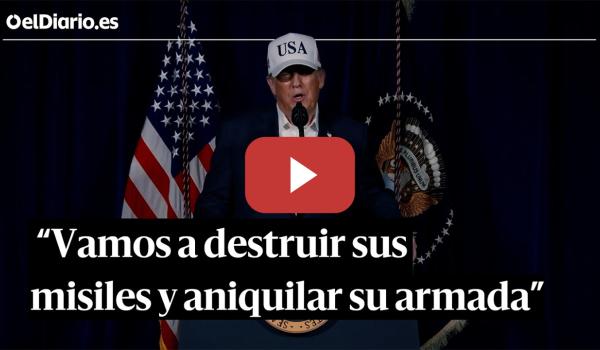 Embedded thumbnail for Trump anuncia una operación de combate en Irán: “Vamos a destruir sus misiles y aniquilar su armada”