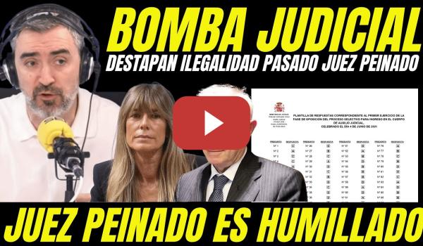 Embedded thumbnail for IGNACIO ESCOLAR SUELTA BOMBA PASADO JUEZ PEINADO "HUMILLADO POR NO SABER ESCRIBIR CASO BEGOÑA GOMEZ"