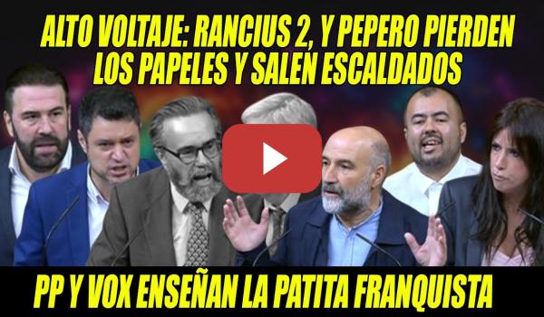 Embedded thumbnail for BESTIAL ESCARMIENTO a FRANQUISTAS💢RETRATO A RANCIUS 2 y a PEPERO💢P0-RR0S💢🤦‍♂️Iñarritu-Velarde-Rego