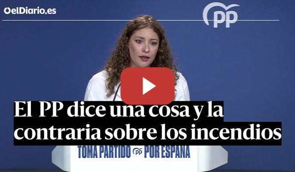 Embedded thumbnail for Las CONTRADICCIONES de la portavoz del PP sobre los INCENDIOS