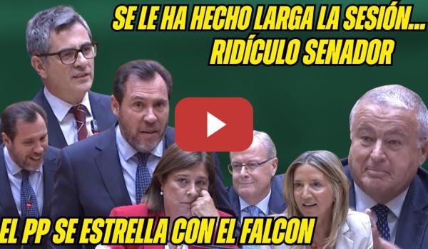 Embedded thumbnail for BOLAÑOS y PUENTE ARRASAN a TODO el PP en el SENADO: AZNAR, RAJOY, el FALCON, el &quot;SUJETA BOLSAS&quot;...