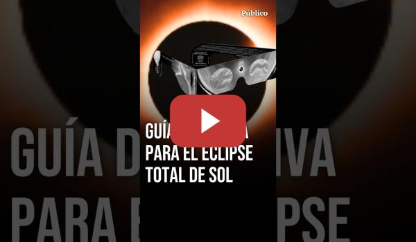 Embedded thumbnail for El ECLIPSE solar que ESPAÑA lleva 121 AÑOS esperando: ANTES de levantar la VISTA, mira esto