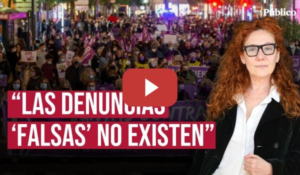 Embedded thumbnail for Cristina Fallarás: &quot;El hecho mismo de hablar de &#039;denuncias falsas&#039; es un ejercicio de odio&quot;