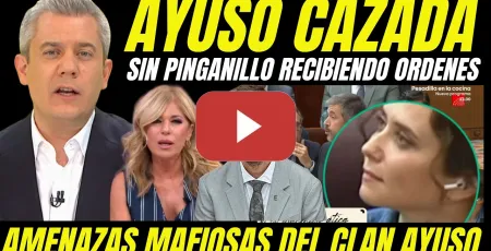 Embedded thumbnail for AYUSO PILLADA CON PINGANILLO RECIBIENDO ÓRDENES TAPAR ESCÁNDALO ÁTICO "DESTAPAN AMENAZAS CLAN AYUSO"