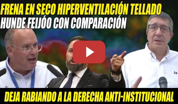 Embedded thumbnail for TESTARAZO de Patxi López FRENA BILIS de Tellado y HUNDE al DESNORTADO Feijóo-¡FOTOCOPIA de Abascal!