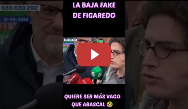 Embedded thumbnail for Figaredo de VOX y su baja por paternidad FAKE