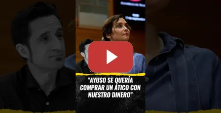 Embedded thumbnail for "Ayuso se quería comprar un ático con nuestro dinero", Javier en La Hora de TVE