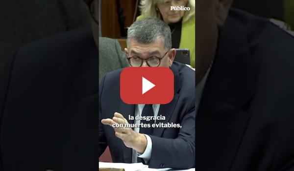 Embedded thumbnail for Enric Xavier Morera recrimina al Senado que  Mazón aún no haya comparecido por la gestión de la dana