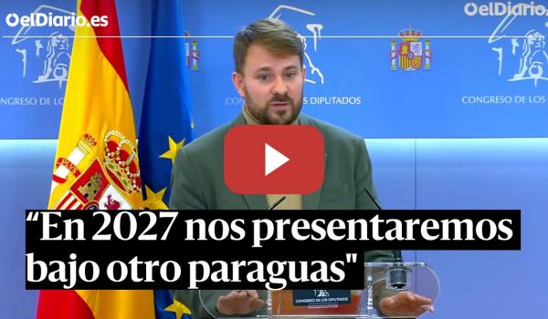Embedded thumbnail for El diputado de Compromís en Sumar No tengo ninguna duda de que en 2027 nos presentaremos bajo otro