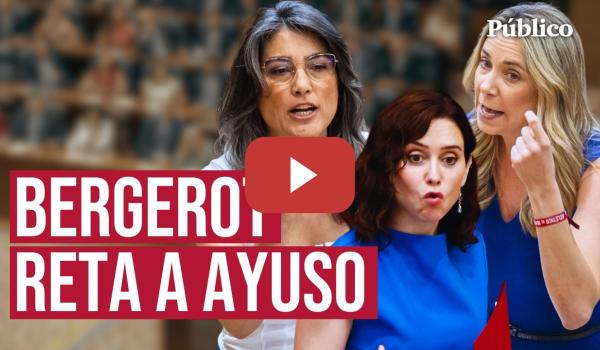 Embedded thumbnail for ESPINAR y BERGEROT retratan la contradicciones de AYUSO: "No se puede sorber y soplar a la vez"